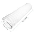 thumbnail image 6 of OUNONA Nordic Style Paper Floor Lamp Shade Simple Foldable Rice Paper Cover Modern Light Bulb Cage Guard for Living Room Bedroom, 6 of 6