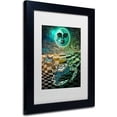 thumbnail image 2 of Trademark Fine Art "Art Nouveau Zodiac Cancer" Canvas Art by Color Bakery White Matte, Black Frame, 2 of 4