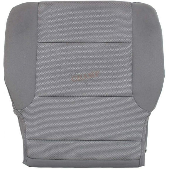 Auto Champ Of Texas: Compatible with -2014-2019 Chevy Silverado W/T Base HD -Passenger Bottom Cloth Seat Cover Gray
