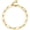 Paperclip A, variant on Bracelet for Women 18K Dainty Paperclip Cubic Zirconia Disc Bead Simple Boho Minimalist Stacking Layered Link