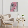 thumbnail image 3 of Teal Dandelion Canvas Wall Art Teal Grey Dandelion with Butterfly on Modern Abstract Wall Art Aesthetic Wall Decor for Living Room Bedroom Bathroom Office, Framed Ready to Hang, 3 of 7