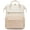 L-Beige - Flesh Beige, variant on Leather Laptop Backpack for Women, 17 inch Professional Work & Travel Bag, Brown