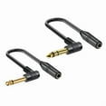 thumbnail image 3 of 1/4inch TRS Stereo Splitter Cable,1/4Inch 6.35mm Stereo Male Plug to 1/4 Inch 6.35mm Female Gold Plated Cable, 3 of 10