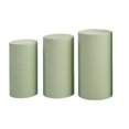 thumbnail image 1 of 3x Cilindros de pedestal de cilindros cubiertas de pilar de pilar de de pilares de pilares elegantes para eventos para eventos decoración del banquete Verde, 1 of 8
