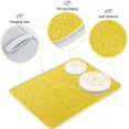 thumbnail image 4 of FREEAMG Gold Glitter Texture 6 Dish Drying Mat for Kitchen Counter,Super Quick Absorbent Composite Sponge Dish Drying Pad,Heat Resistant Non-Slip Rack Tableware Mat, 16x18 Inch, 4 of 7