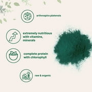 Micro Ingredients Organic Spirulina Powder, 1lb (16oz) | Green Superfood Powder, Rich in Vegan Protein, Vitamins & Minerals