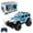 Blue, variant on Remote Control Racing Jeep 1:16 Scale Radio Control Sports Car with Flashing Lights, Ideal Christmas Gift for Kids
