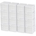 thumbnail image 1 of Sterilite ClearView Stacking 3 Drawer Storage Organizer System, (16 Pack), 1 of 11