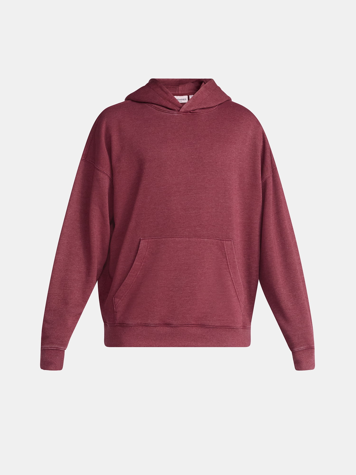 No Boundaries Oversized Hoodie with Long Sleeves, Men's & Big Men's
