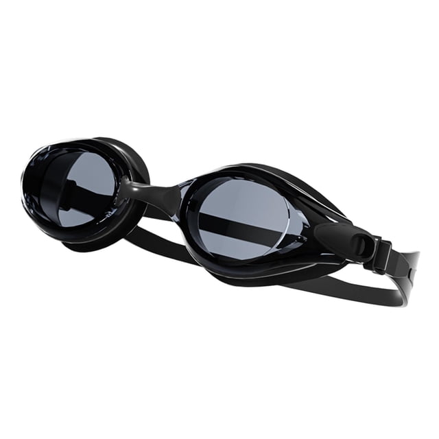 Gafas de natación gafas de natación para adultos vasos de piscina a prueba de fuga visión transparente anti antidiebla portátil para deportes de agua Negro