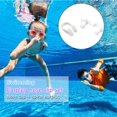 thumbnail image 4 of Tapones Para Los Oídos De Natación Tapones para los oídos de natación de silicona suave Juego de pinzas para la nariz Tapones para los oídos insonorizados (Blanco) Likrtyny  Para Estrenar, 4 of 4