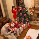thumbnail image 2 of 12 piezas de adornos para árboles de Navidad, juego de decoración navideña, flores artificiales de Navidad con purpurina para decoraciones navideñas para fiestas de bodas Xemadio QH-341-1, 2 of 9