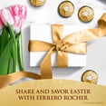 thumbnail image 5 of Ferrero Rocher Milk Chocolate Hazelnut Easter Basket Candy, Easter Egg Fillers, 12 Count, 5 of 15