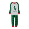 thumbnail image 2 of Meihuid Christmas Pajamas for Family 2023 Family Matching Outfits Xmas Long Sleeve Family Jammies Matching Holiday Pajamas, 2 of 9