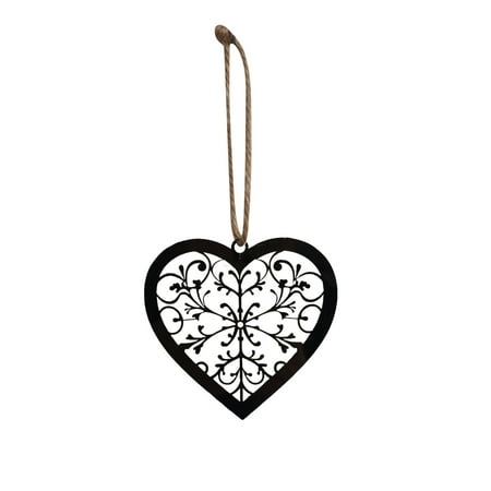 

JikoIiving Valentine s Day Black Metal Love Wall Hanger Home Decor