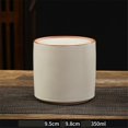 thumbnail image 2 of Solid Color Ceramic Ashtray Dustproof Tea Dregs Container Home Tea Ceremony Accessory, 2 of 7