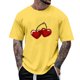 thumbnail image 1 of Tops para hombre, blusas y camisas de manga corta con cuello redondo para hombre, camisetas casuales con estampado de moda para hombre, blusa de manga corta, blusa de poliéster para hombre., 1 of 4