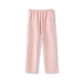thumbnail image 6 of Tauxra Women's Pants, Solid Color Thermal Elastic Waist Sleep Pants for Home, 6 of 6