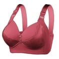 thumbnail image 2 of Jsaierl Womens Bras No Wire Push Up T-shirt Bras Cotton Padded Bralettes Stretch Daily Full Figure Bras, 2 of 4