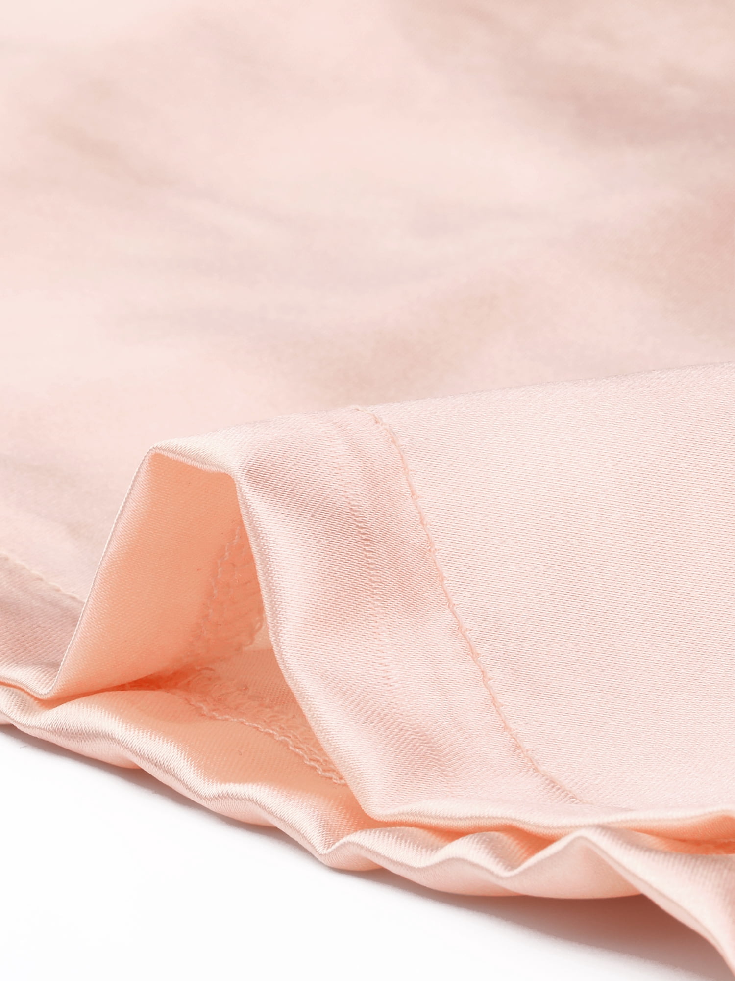DARING DIVA Women's Plus Size 2-Piece Satin Button Down Pajamas Set 2X Champagne