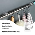 thumbnail image 6 of 78PCS Curtain Rods No Drill Curtain Rod Brackets Hooks Nail Free Adjustable Stick on Curtain Rod Transparent Hook, 6 of 7