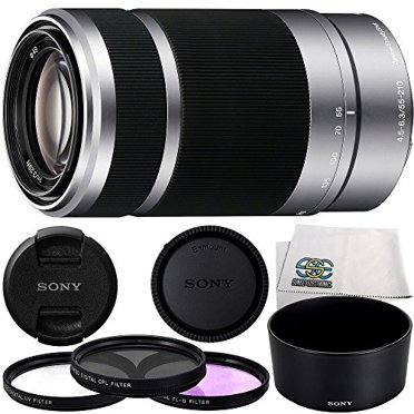 Sony SEL55210/B E 55-210mm F4.5-6.3 OSS E-mount Zoom Lens - Walmart.com