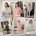 thumbnail image 3 of LANBAOSI Women's Pajama Set Heart Print Soft Breathable Sleepwear, 2-Piece Size L, 3 of 8