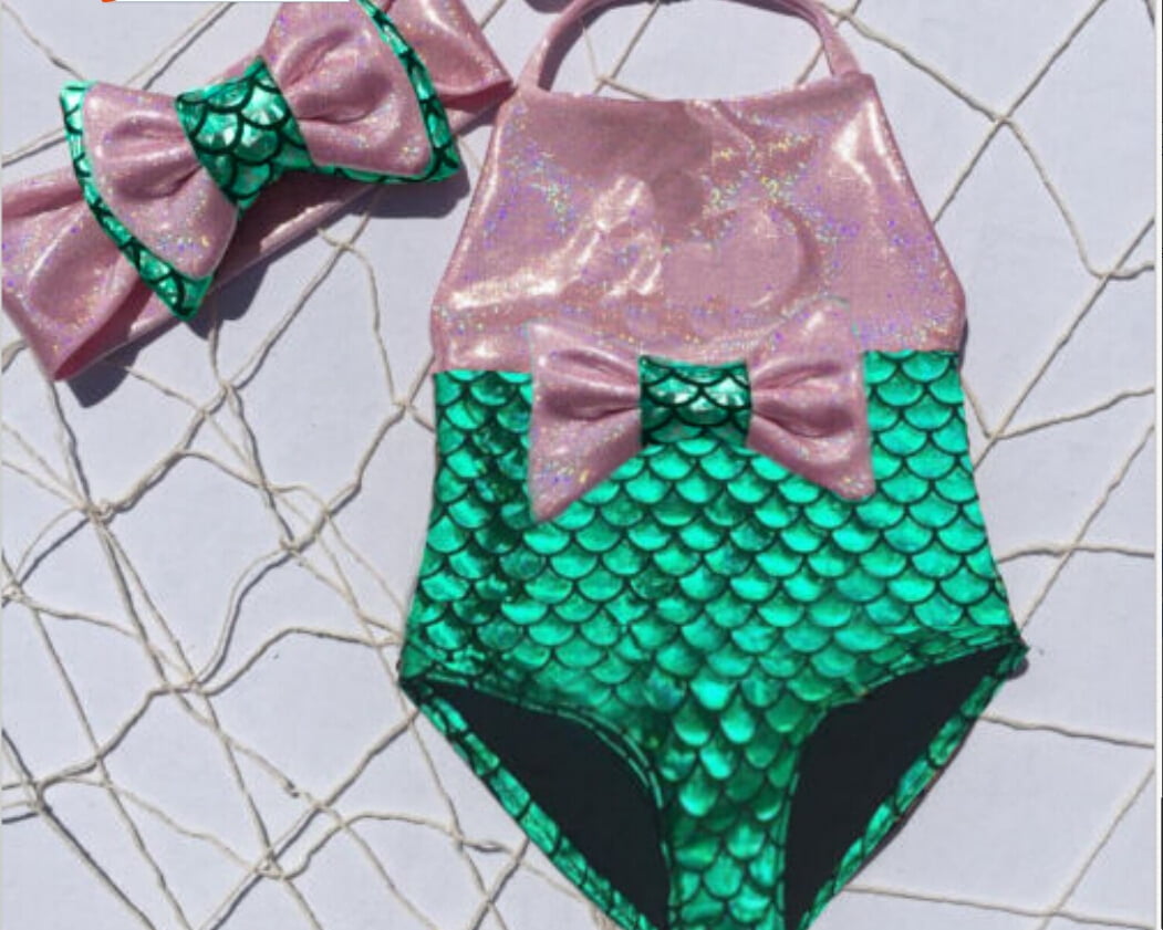 mermaid bathing suit baby