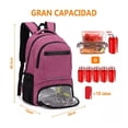 thumbnail image 4 of Mochila De Almuerzo Antirrobo Impermeable A Portátil 15,6i Color Violeta, 4 of 5