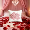 thumbnail image 7 of Throw Pillow Covers Valentine's Day Heart Decorative Throw Pillow Cover Romantic Gift For Couples Sofa Couch Cushion Cover Festival Home Decor Bedroom Living Room 45*45cm, 7 of 7