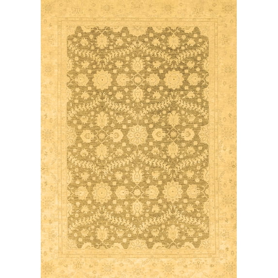 Ahgly Company Indoor Rectangle Oriental Brown Traditional Area Rugs, 2' x 3'