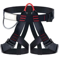 Caving & Rappelling Safety Belt for Ziplining, Fire Rescuing & Tree Climbing - Half Body Belt for Women & Men