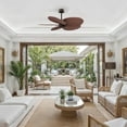 thumbnail image 3 of Matthews Fan Company Aktp Alessandra Tropical 48" 5 Blade Indoor / Outdoor Ceiling Fan -, 3 of 7