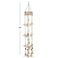 thumbnail image 3 of DecMode 34" Gold Metal Indoor Outdoor Butterfly Windchime with Glass Beads and Cone Bells, 3 of 9