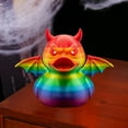thumbnail image 3 of Dserhfy Demon Duck Figurine 3D Printed Devil Duck with Red Horns Bat Wings Halloween Gothic Collectible Statue Desktop Home Decor for Teens Adults, 3 of 8