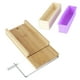 thumbnail image 1 of Molde de jabón, herramienta de corte de jabón multifuncional, cepilladora de jabón, púrpura para hacer bricolaje Jabón hecho a mano Resistencia al desgaste Pizza transpirable, ANGGREK Otros, 1 of 8