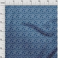 thumbnail image 2 of oneOone Cotton Silk Blue Fabric Giraffe Animal Skin Quilting Supplies Print Sewing Fabric By The Yard 42 Inch Wide, 2 of 4