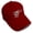 Burgundy, variant on Baseball Caps for Men & Women Embroidered Helicopter B Embroidery Ladies & Men Baseball Hats Acrylic White Design Only