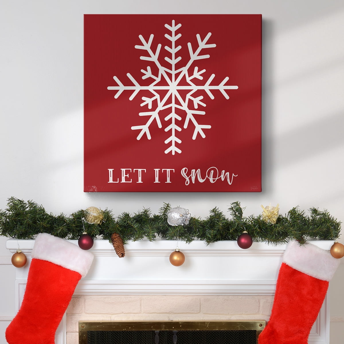 Let It Snow- Gallery Wrapped Canvas