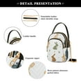 thumbnail image 4 of FORMRS Crossbody Bag for Women Quilted Travel Shoulder Cell Phone Purse with Chain Strap Handbag, Cartoon Bunnies, 4 of 7
