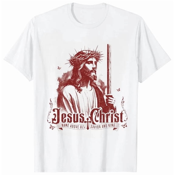 Jesus Christ Savior And King Eternal Grace T-Shirt, Unisex T-Shirt