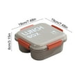 thumbnail image 3 of Lonchera para estudiantes, caja bento sellada para niños con palillos y recipiente para salsas, 1 unidad, a prueba de fugas y apta para microondas para comidas fáciles, diseño bonito para la, 3 of 7