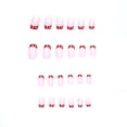 thumbnail image 2 of Kokovifyves 24Pcs Short Independence Day French Press on Nails Patriotic Themed Fake Nails, 2 of 5