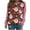 Pink christmas sweatshirt, variant on pimelu Christmas Sweatshirt Clearance Ugly Christmas Sweater Women Color Patchwork Cute Cartoon Santa Claus Graphics Sweatshirt Girls Crewneck Long Sleeve Pullover Tops