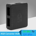 thumbnail image 4 of Convertidor RGB 5V a 12V Centro de transferencia Adaptador de ventilador de luz ARGB de 3 pines a 4 pines FLhrweasw Nuevo, 4 of 8