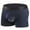 Dark Blue, variant on Mens Underwear Casual Solid Mid Waist Breathable Hip Lift Body Sculpting Boxer Underwear Pants