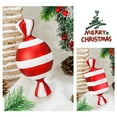 thumbnail image 3 of yulier Christmas Candy Ornaments, 5.9 inch Large Candy Cane Hanging Ornaments, Christmas Tree Decorations, Painted Plastic Candy Hanging Pendants for Xmas Party, 3 of 4