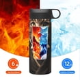thumbnail image 6 of Fotbe Victorian Gentle Cat Pattern 18oz Sports Insulated Kettle Stainless Steel Sports Insulated Kettle For Running Hiking Cycling Climbing Man'S Woman'S Water Bottle, 6 of 8