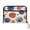 Blue Splashes Artistic Pattern, variant on Accordion File Organizer with Zip Closure 13 Pockets Expanding File Folder Letter A4 Paper Document Organizer for Home Office Abstract Shapes and Forms Pattern