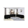 thumbnail image 4 of Meridian Furniture Julian Black Velvet Sofa, 4 of 7